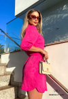VESTIDO CHEMISE C/ CINTO    pink PERFECT WAY