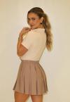 SHORTS SAIA  FEMININO C/ PREGAS FENDI PERFECT WAY