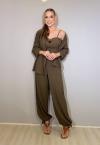 CALÇA ALADIM FEMININA verde militar PERFECT WAY