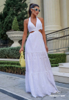 VESTIDO LONGO  BRANCO PERFECT WAY