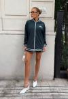 JAQUETA  BORD INDUTRIAL FEMININA VERDE ESCURO PERFECT WAY
