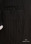 BLAZER RISCA DE GIZ FORRADO FEMININO PRETO PERFECT WAY
