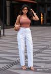 Perfect Way - CALÇA CARGO FEMININA OFF WHITE