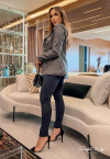 BLAZER  CINZA ESCURO PERFECT WAY