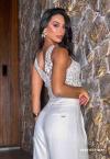 CROPPED FEMININO BORDADO CRU PERFECT WAY