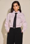 GRAVATA  FEMININA PRETO PERFECT WAY