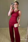 BLUSA FEMININA burgundy PERFECT WAY