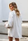 CAMISA OVER FEMININA ESTAMPADA OFF WHITE PERFECT WAY