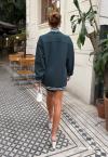 JAQUETA  BORD INDUTRIAL FEMININA VERDE ESCURO PERFECT WAY
