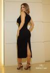 SAIA MIDI FEMININA PRETO PERFECT WAY