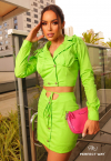 SAIA C/ RECORTE  VERDE CLARO PERFECT WAY