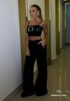 TOP FEMININO COM CINTO PRETO PERFECT WAY