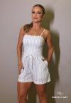 SHORTS FEMININO OFF WHITE PERFECT WAY
