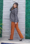 BLAZER  CINZA ESCURO PERFECT WAY