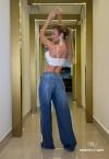 CALÇA JEANS FEMININA JEANS ESTONADO PERFECT WAY