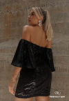 VESTIDO PAETÊ PRETO PERFECT WAY