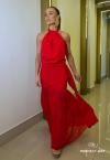 VESTIDO MIDI FEMININO VERMELHO PERFECT WAY