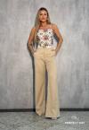 CALÇA ALFAIATARIA FEMININA DOCE DE LEITE PERFECT WAY