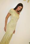 VESTIDO  OMBRO SÓ C/ FENDA FEMININO MATCHA PERFECT WAY