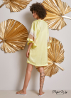 colete kimono detalhes em renda AMARELO PERFECT WAY