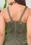 BLUSA FEMININA VERDE MILITAR PERFECT WAY