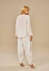 CALÇA C/ COS INTERMEDIARIO FEMININA BRANCO PERFECT WAY
