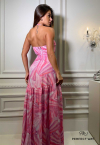 VESTIDO LONGO ESTAMPADO    ROSA  . PERFECT WAY