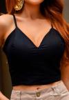 CROPPED FEMININO PRETO PERFECT WAY
