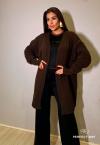 CARDIGAN DE TRICÔ FEMININO cafe PERFECT WAY