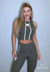 REGATA FEMININA VERDE MILITAR PERFECT WAY
