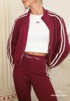 CROPPED BORD INDUTRIAL FEMININO OFF WHITE C/ BURGUNDY PERFECT WAY