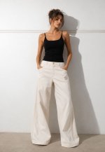 CALÇA COS ALTO C/ RECORTE FEMININA NATURAL PERFECT WAY