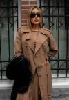 TRENCH COAT SARJA C/ CINTO FIVELA METAL  FEMININO TERRA PERFECT WAY