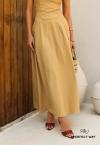 SAIA FEMININA MAXI MIDI DOCE DE LEITE PERFECT WAY