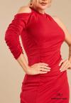 VESTIDO FEMININO MAXI MIDI VERMELHO. PERFECT WAY