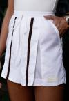 SHORTS COS ALTO C/ GALOES  FEMININO OFF WHITE PERFECT WAY