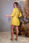 BLAZER FEMININO ALONGADO MOSTARDA PERFECT WAY