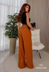 CALÇA WIDE LEG FEMININA FERRUGEM PERFECT WAY
