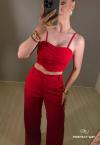 CROPPED FEMININO VERMELHO PERFECT WAY