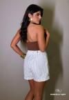 CROPPED FEMININO SEM ALÇA CACAU PERFECT WAY