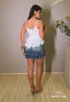 BATA FEMININA OFF WHITE PERFECT WAY