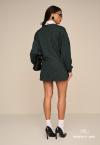CARDIGAN  RISCA DE GIZ BORD UINDUSTRIAL FEMININO VERDE ESCURO PERFECT WAY