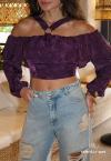 BLUSA CROPPED FEMININA FIGO PERFECT WAY