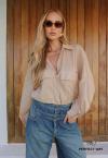 CAMISA FEMININA DOCE DE LEITE PERFECT WAY