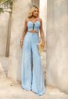 CROPPED FEMININO azul PERFECT WAY