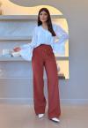 CALÇA COS DUPLO FEMININA TERRACOTA PERFECT WAY