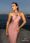 VESTIDO MIDI FEMININO coral PERFECT WAY