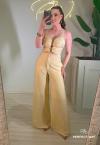 CALÇA FEMININA AMARELO MANTEIGA PERFECT WAY