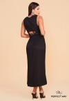 SAIA FEMININA MAXI MIDI PRETO PERFECT WAY