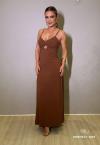 VESTIDO MAXI MIDI FEMININO CACAU PERFECT WAY